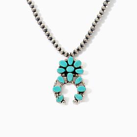 Chaco Canyon Turquoise Naja Pendant Necklace