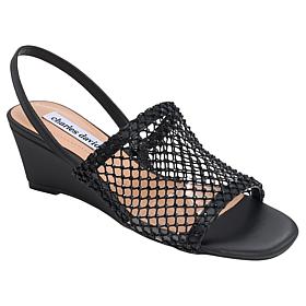 Charles by Charles David Aneah Rhinestone Open Toe Wedge Sandal