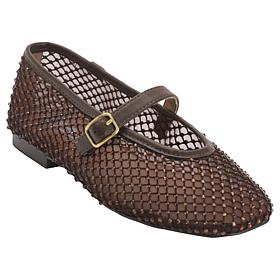 Charles David Westa Rhinestone Mesh Closed Toe Ballet Flat