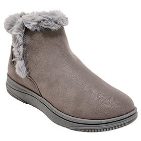 Clarks Cloudsteppers Breeze Faux Fur Ankle Bootie