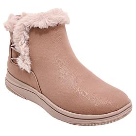 Clarks Cloudsteppers Breeze Faux Fur Ankle Bootie