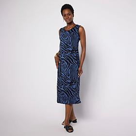 Colleen Lopez Animal Knit Sweater Knit Dress