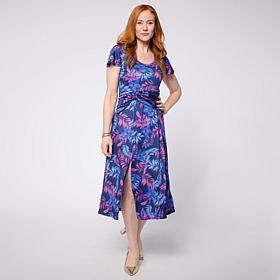 Colleen Lopez Cummerbund Knit Dress