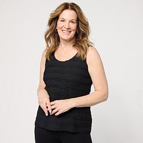 Colleen Lopez Knit Ruffle Layering Tank