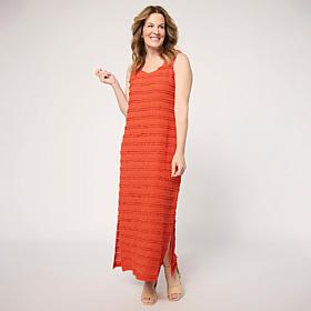 Colleen Lopez Ruffle Fabric Tank Dress