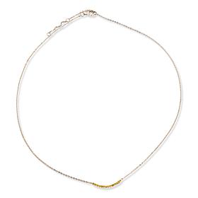 Colleen Lopez Sterling Silver 1/4ctw Diamond Necklace