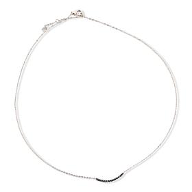 Colleen Lopez Sterling Silver 1/4ctw Diamond Necklace