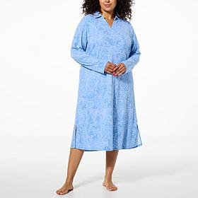 Comfort Code Brushed Ribbed Polo Lounge Dress