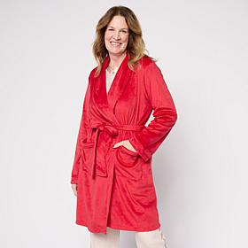 Comfort Code Silky Velvet Satin Trim Robe