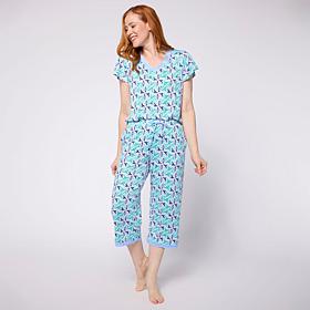 Comfort Code Soft & Light V-Neck and Capri Pant PJ Set