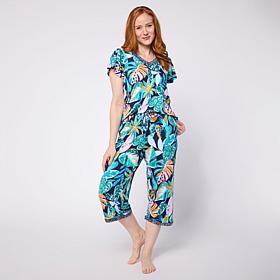 Comfort Code Soft & Light V-Neck and Capri Pant PJ Set
