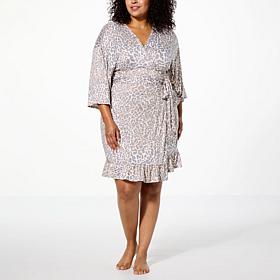 Comfort Code Soft & Light Wrap Robe with Ruffle Hem