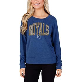Concepts Sport Mainstream Ladies Knit Long Sleeve Top - Royals