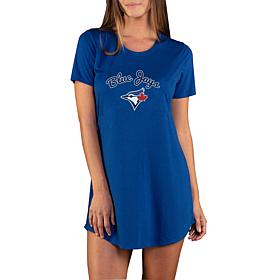 Concepts Sport Marathon Ladies Knit Nightshirt - Blue Jays
