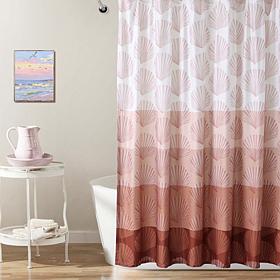 Concierge Collection 100% Rayon from Bamboo Coastal Shower Curtain