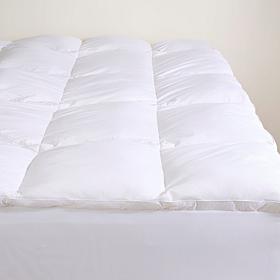 Concierge Collection Nano Feather Cotton Face Mattress Topper Twin
