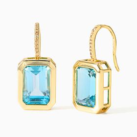Connie Craig Caroll Octagon Leverback Earrings