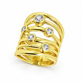 Connie Craig Carroll 5 Stone Bezel Ring