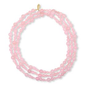 Connie Craig Carroll Jewelry Gwynnie 60" Gemstone Bead Necklace