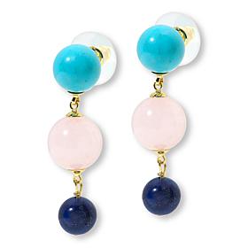 Connie Craig Carroll Jewelry Gwynnie Gemstone Bead Drop Earrings
