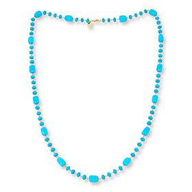 Connie Craig Carroll Jewelry Halle 40" Gemstone Beaded Necklace