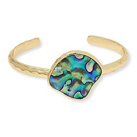 Connie Craig Carroll Jewelry Isla Shell 7" Cuff
