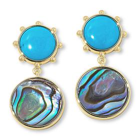 Connie Craig Carroll Jewelry Jules Double-Gem Drop Earrings