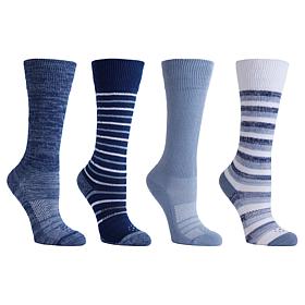 Copper Life 4-pack Infrared and Ultraguard Wide Over-the-Calf Socks