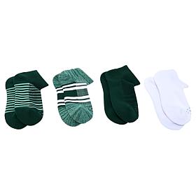 Copper Life 4-pack SnugStay Ankle Socks