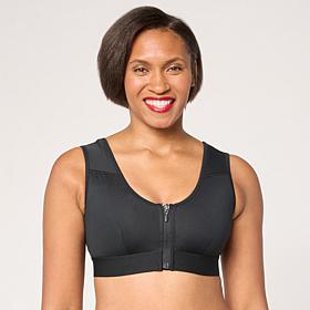Copper Life by Tommie Copper AirKnit Shoulder Support Bra with Zipper
