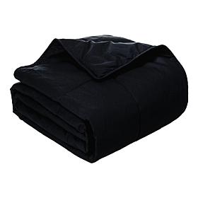 Cottonpure 100% Sustainable Cotton-Filled Blanket - Gray Full/Queen