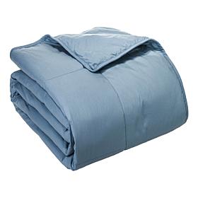 Cottonpure 100% Sustainable Cotton-Filled Blanket - Gray Twin