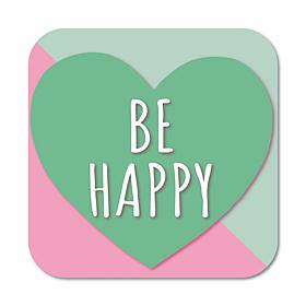 Courtside Market 12" x 12" Be Happy Candy Hearts ArtBoard