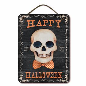 Courtside Market 12" x 16" Halloween Vintage Hanging Sign