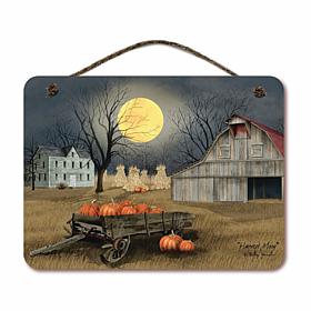Courtside Market 12" x 16" Harvest Moon Hanging Sign