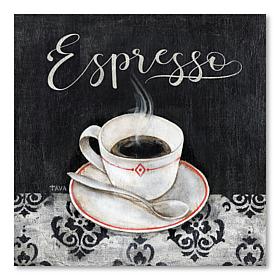 Courtside Market Cappuccino Canvas Wall Art - 16" x 16"
