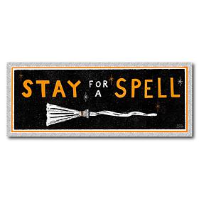 Courtside Market Frightfully Wicked VII 12"x24" Canvas Wall Art