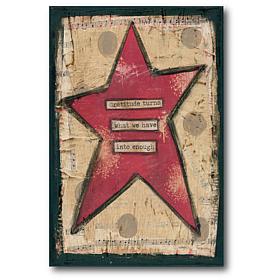 Courtside Market Gratitude Star 24" x 36" Canvas Wall Art