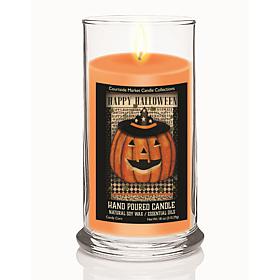 Courtside Market Halloween Jack O' Lantern Candy Corn Soy Wax Candle