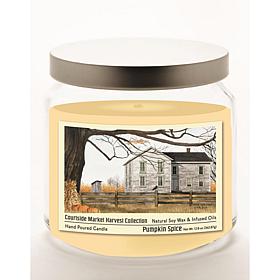 Courtside Market Harvest Collec Country House Pumpkin Soy Wax Candle