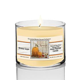 Courtside Market Harvest Thankful Pumpkin Brown Sugar Soy Wax Candle