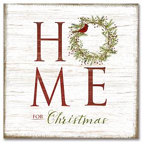 Courtside Market Home For Christmas 24x24 Canvas Wall Art