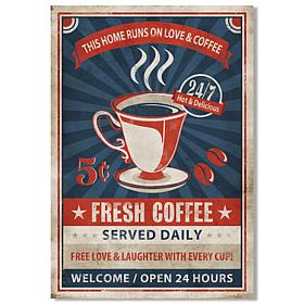 Courtside Market Love and Coffee 12x18 Gallery-Wrapped Canvas