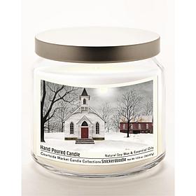 Courtside Market Love One Another Infused Wax Candle with Silver Lid