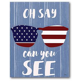 Courtside Market OH SAY Canvas Wall Art - 20" x 24"
