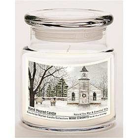 Courtside Market Soy Candle w/ Essential Oils + Lid - Christmas Chapel