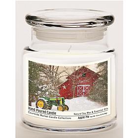 Courtside Market Soy Candle w/ Essential Oils + Lid-Winter at the Barn