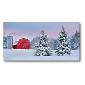 Courtside Market Tree Farm 12x24 Canvas Wall Art