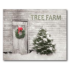 Courtside Market Tree Farm 16x20 Canvas Wall Art