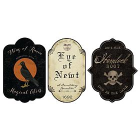 Courtside Market Vintage Halloween 22"x45" Decal 3-Piece Set